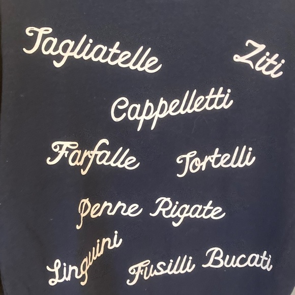 J. Crew Navy Italian Pasta Crewneck - Picture 4 of 6